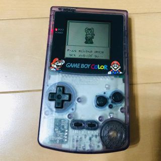 ゲームボーイ(ゲームボーイ)の●ゆあ様専用●ゲームボーイ COLOR ジャスコ限定 マリオモデル(携帯用ゲーム機本体)