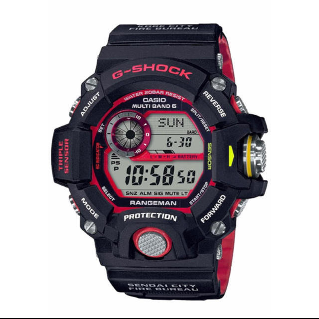 G-SHOCK RANGEMAN 緊急消防援助隊コラボレーションモデル - 腕時計 ...