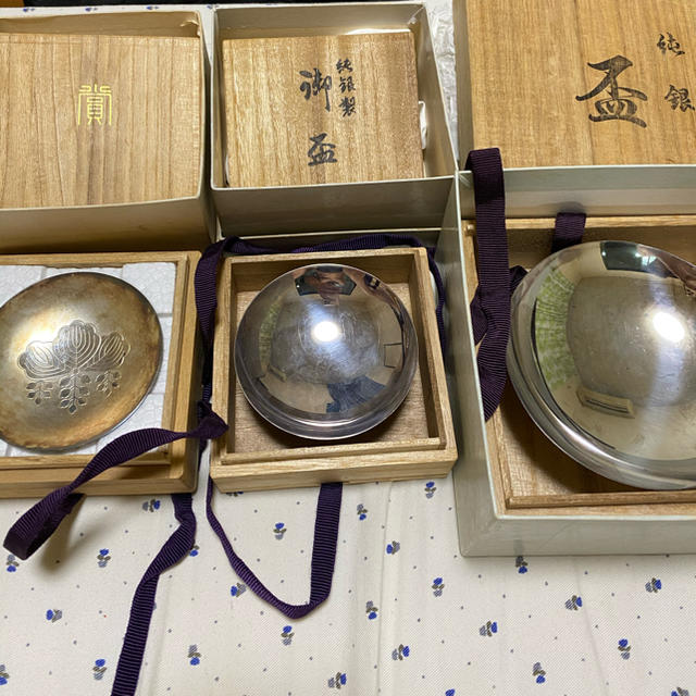 純銀の盃2点 造幣局製の銀杯1点 | tradexautomotive.com