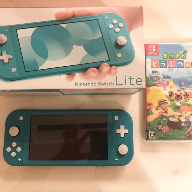 Nintendo Switch  Lite ターコイズ　あつまれどうぶつの森