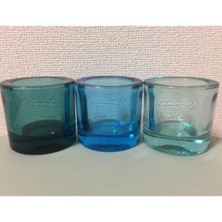 イッタラ(iittala)のイッタラ kiviキャンドル ３点セット(置物)