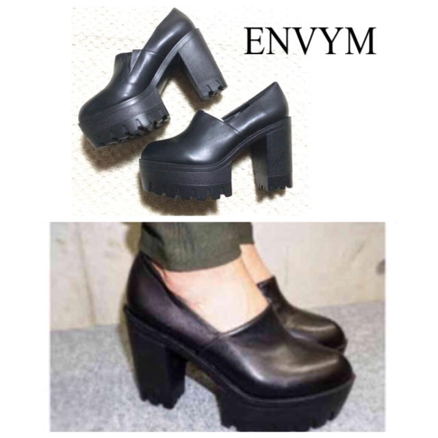 ENVYM(アンビー)のENVYM ディープヒールパンプス レディースの靴/シューズ(ハイヒール/パンプス)の商品写真