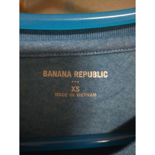 Banana Republic(バナナリパブリック)の【売り尽くし】BANANA REPUBLIC  XS　ジェイブルー　Tシャツ メンズのトップス(Tシャツ/カットソー(半袖/袖なし))の商品写真