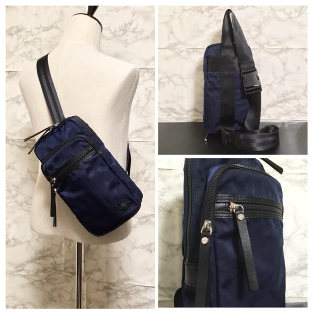 Vivienne Westwood(ヴィヴィアンウエストウッド)の【極美品】Vivienne Westwood MAN オーブ×スターボディバッグ メンズのバッグ(ボディーバッグ)の商品写真