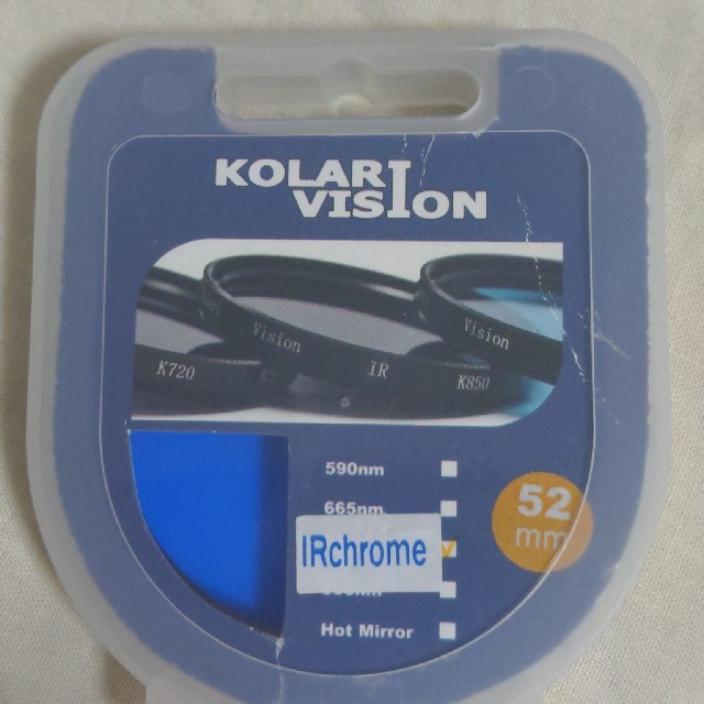 IRchromeフィルター52mm【KolariVision製】