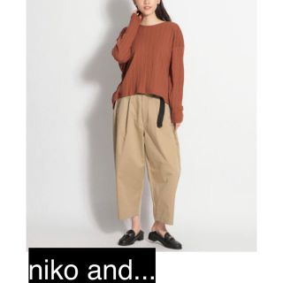 ニコアンド(niko and...)の【Dickies(ディッキーズ)】コクーンワイドパンツ(カジュアルパンツ)