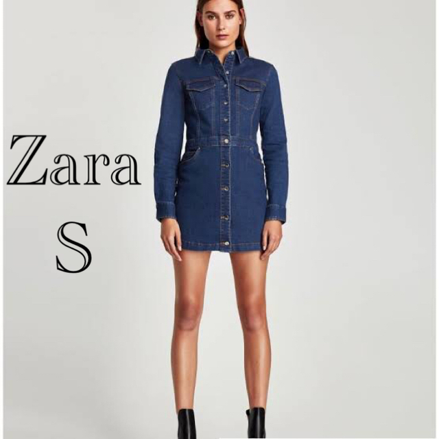 新品未使用　ザラ　ZARA デニム ワンピース | フリマアプリ ラクマ