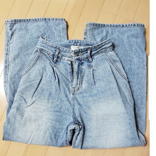 room306 CONTEMPORARY(ルームサンマルロクコンテンポラリー)の完売品★room306 Hi-waste Design Wide Denim★ レディースのパンツ(デニム/ジーンズ)の商品写真