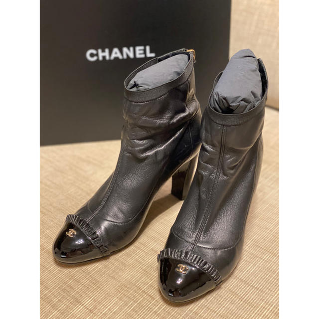 CHANEL ショートブーツ　38