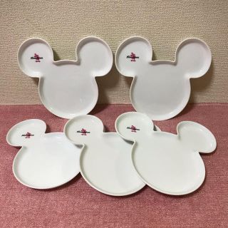 ミッキーマウス(ミッキーマウス)のミッキーマウス お皿 ５枚セット(食器)