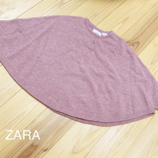 ザラキッズ(ZARA KIDS)のザラベイビー　ポンチョ形ニット(Tシャツ/カットソー)