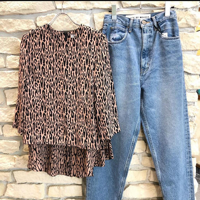 GREED(グリード)のGREED☆Leopard Jacquard Flared Blouse レディースのトップス(シャツ/ブラウス(長袖/七分))の商品写真