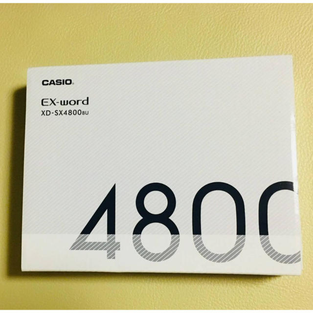 CASIO 電子辞書 エクスワード XD-SX4800BU 電子ブックリーダー