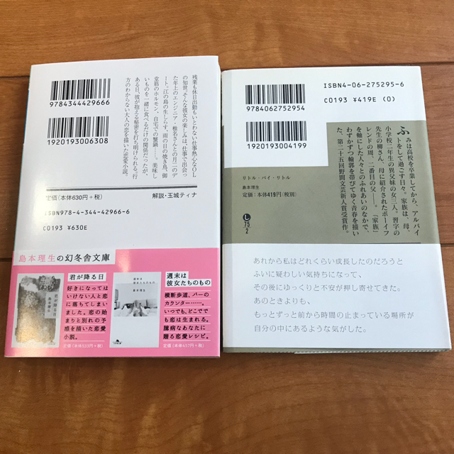 幻冬舎(ゲントウシャ)のCa様専用わたしたちは銀のフォークと薬　リトル・バイ・リトル　島本理生　小説文庫 エンタメ/ホビーの本(文学/小説)の商品写真