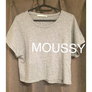 マウジー(moussy)のマウジーミックスグレーT♡ショート丈(Tシャツ(半袖/袖なし))