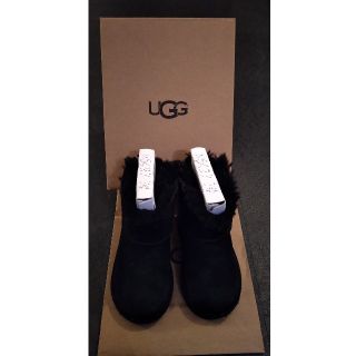 アグ(UGG)の※あさみ様専用※　UGG  アグ　キッズ　ムートンブーツ　14.5㎝　黒色　(ブーツ)