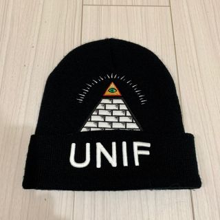 ユニフ(UNIF)のUNIF ニット帽 ニットキャップ ビーニー フリーメイソン(ニット帽/ビーニー)