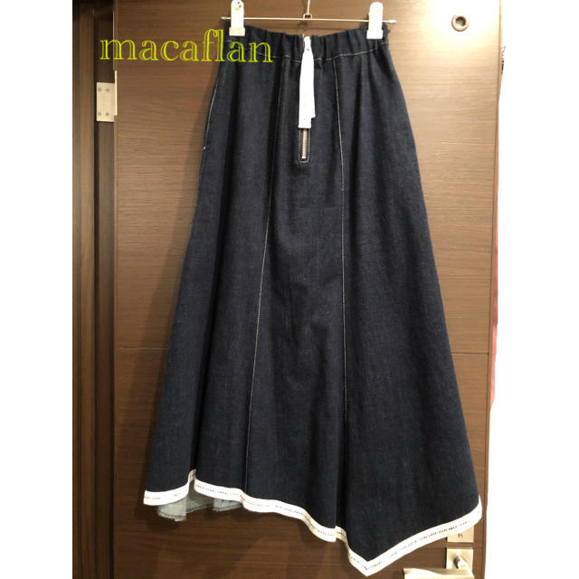 Ameri VINTAGE  ????RIBBON DENIM SKIRT