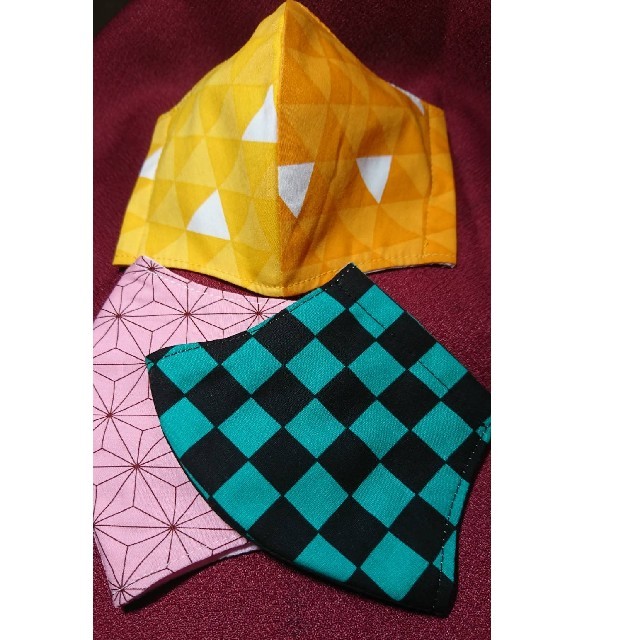 インナーマスク鬼滅の刃（yuka様専用） ハンドメイドのハンドメイド その他(その他)の商品写真