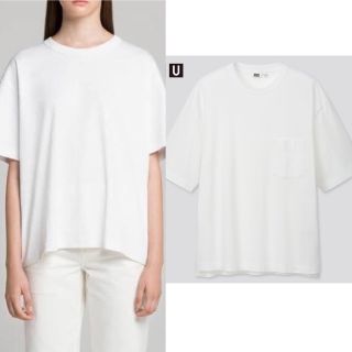 ユニクロ(UNIQLO)のユニクロユー  オーバーサイズクルーネックT　tシャツ カットソー(Tシャツ/カットソー(半袖/袖なし))