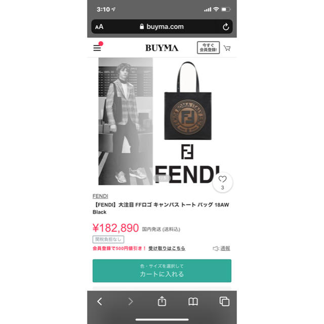 FENDI(フェンディ)の【まゆりた様専用】フェンディ  トートバッグ レディースのバッグ(トートバッグ)の商品写真