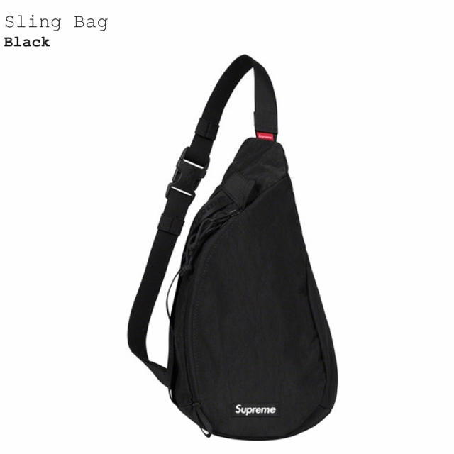 supreme Sling Bag 黒 ブラック 新品未使用 - www.sorbillomenu.com