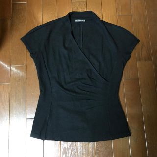 ヴィヴィアンタム(VIVIENNE TAM)の値下げ！【上品】ビビアンタム　ニットカットソー　サイズ0(カットソー(半袖/袖なし))