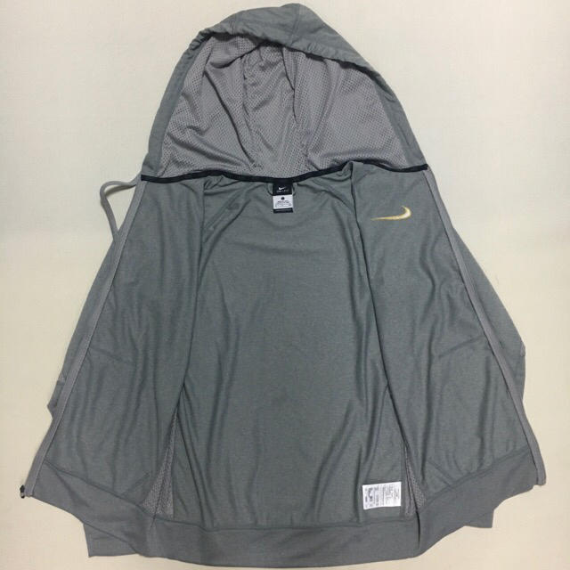 NIKE ナイキ◆ DRI-FIT ジップアップ パーカー◆グレー  Sサイズ