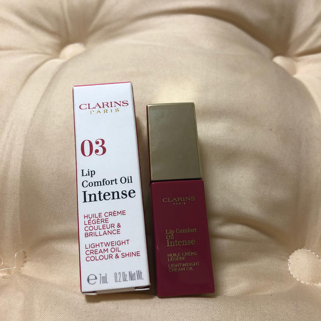 CLARINS(クラランス)の【そらりす0501様専用】クラランス コンフォートリップオイルインテンス03 コスメ/美容のベースメイク/化粧品(リップグロス)の商品写真