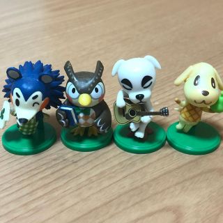 どうぶつの森　チョコエッグ  フィギュア4体(キャラクターグッズ)