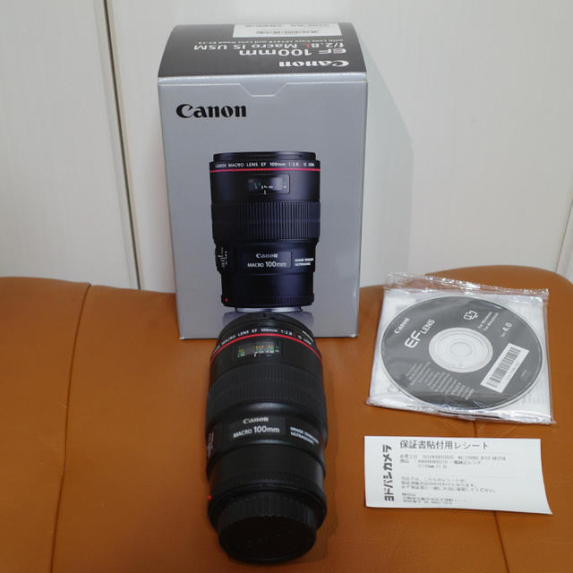 新品本物】 Canon - mana canon ef100mm f2.8L Macro IS USM レンズ(単