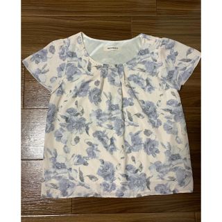 ミッシュマッシュ(MISCH MASCH)のミッシュマッシュ 美品 ブラウス バラ柄 花柄 ロディスポット パターン(カットソー(半袖/袖なし))