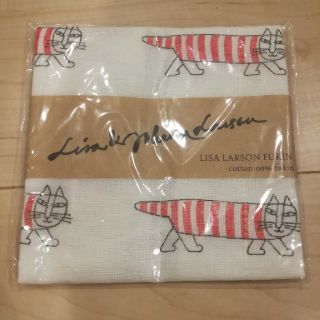 リサラーソン(Lisa Larson)の【新品未開封】リサラーソン　布巾　レッド(収納/キッチン雑貨)