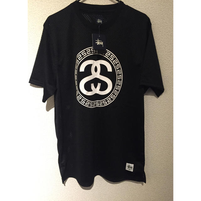 STUSSY sslink print mesh tee 正規品 SサイズTシャツ/カットソー(半袖