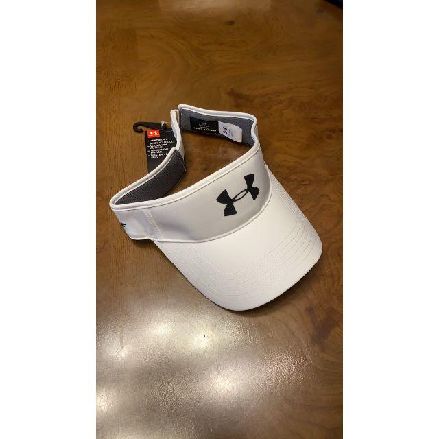 UNDER ARMOUR(アンダーアーマー)の未使用！アンダーアーマー　サンバイザー！値段交渉可能！送料負担します！ メンズの帽子(サンバイザー)の商品写真