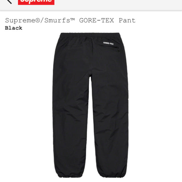 その他M supreme smurfs gore-tex pant black