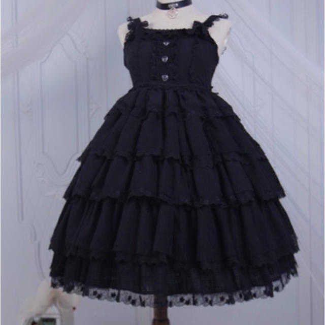 Angelic Pretty(アンジェリックプリティー)の　lolita ジャンパースカート最終値下げ レディースのワンピース(ひざ丈ワンピース)の商品写真