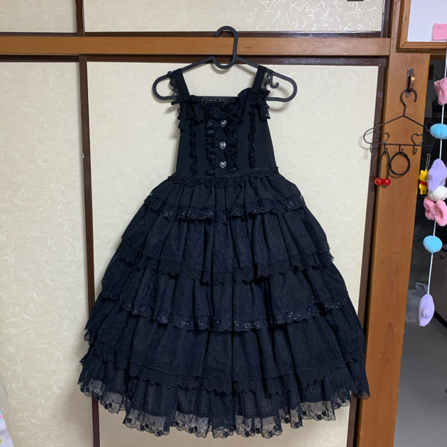 Angelic Pretty(アンジェリックプリティー)の　lolita ジャンパースカート最終値下げ レディースのワンピース(ひざ丈ワンピース)の商品写真