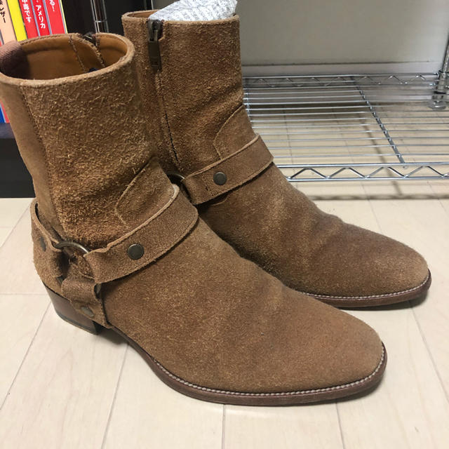本物保証! Saint Laurent リングブーツ 40 laurent saint - ブーツ