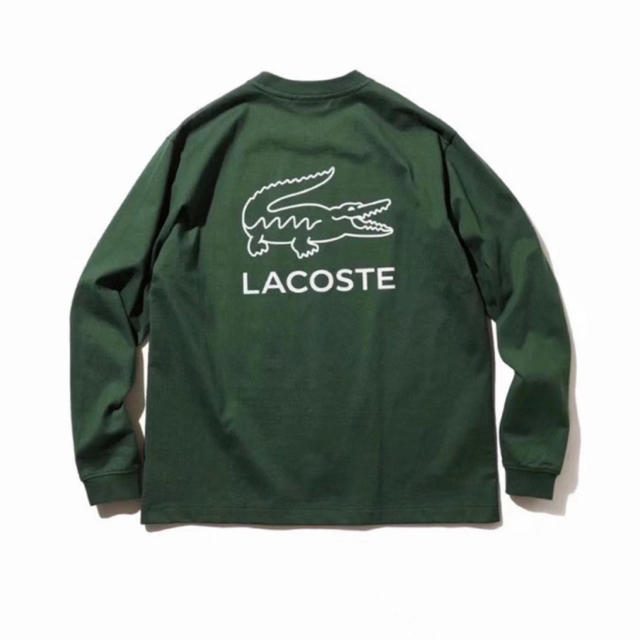 BEAMS(ビームス)のLACOSTE × BEAMS / 別注 ビッグ ワニ ロングスリーブ Tシャツ メンズのトップス(Tシャツ/カットソー(七分/長袖))の商品写真