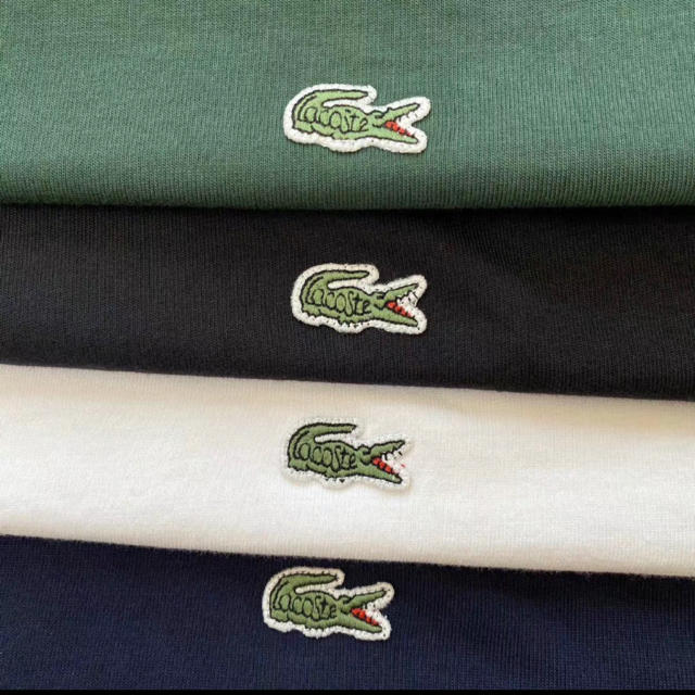 BEAMS(ビームス)のLACOSTE × BEAMS / 別注 ビッグ ワニ ロングスリーブ Tシャツ メンズのトップス(Tシャツ/カットソー(七分/長袖))の商品写真