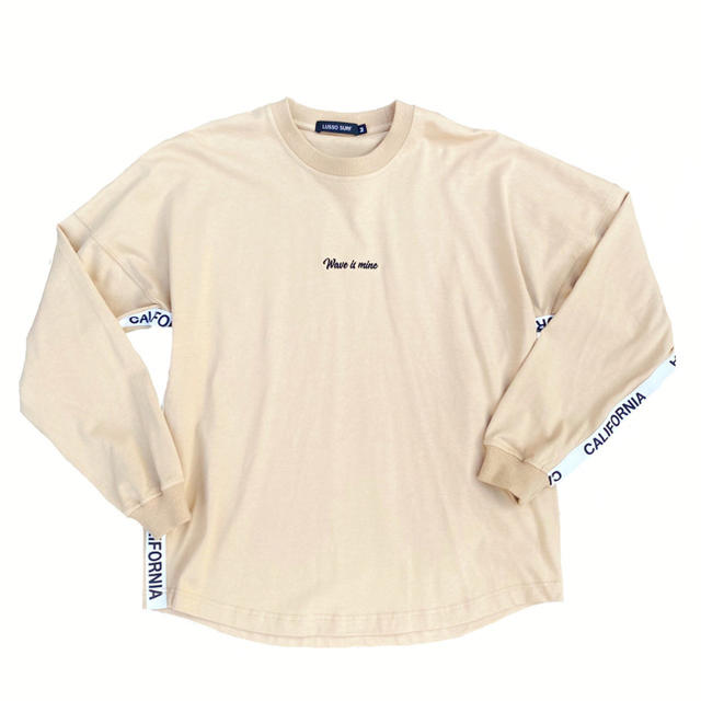 STANDARD CALIFORNIA(スタンダードカリフォルニア)の新作入荷☆LUSSO SURF 刺繍ロゴロンT Mサイズ☆RVCA メンズのトップス(Tシャツ/カットソー(七分/長袖))の商品写真