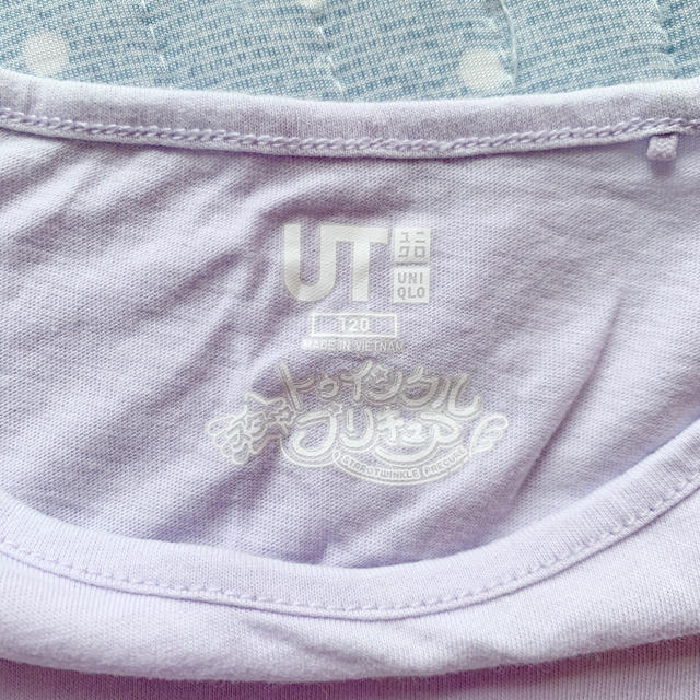 UNIQLO(ユニクロ)の120センチ　プリキュアのTシャツ2枚とショートパンツ キッズ/ベビー/マタニティのキッズ服女の子用(90cm~)(Tシャツ/カットソー)の商品写真