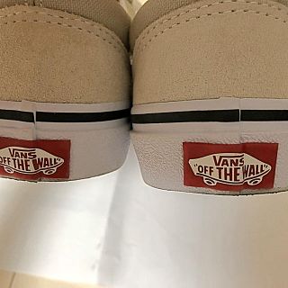 ヴァンズ(VANS)のvansスニーカー   23センチ　ベージュ(スニーカー)