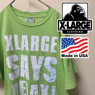 エクストララージ(XLARGE)のX-LARGE RELAX 半袖Tシャツ ライトグリーン M エクストララージ (Tシャツ/カットソー(半袖/袖なし))