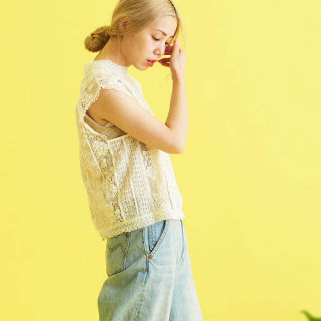 Dot&Stripes CHILDWOMAN(ドットアンドストライプスチャイルドウーマン)のDot＆Stripes CHILD WOMAN ハイネックノースリブラウス レディースのトップス(シャツ/ブラウス(半袖/袖なし))の商品写真