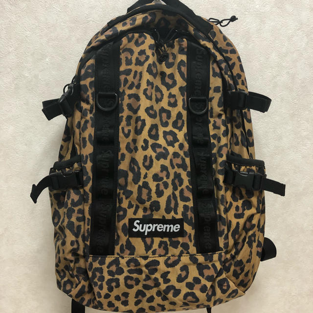 supreme backpack 20aw レオパード柄　バックパック