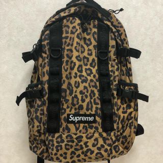 シュプリーム(Supreme)のsupreme backpack 20aw レオパード柄　バックパック(バッグパック/リュック)