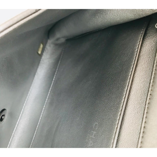 美品♡シャネルCHANEL♡シルバーマトラッセ ラムスキン♡ - 2