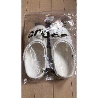 クロックス(crocs)の新品❗️23cm crocs クロックス バヤ クロッグ  ホワイト(サンダル)